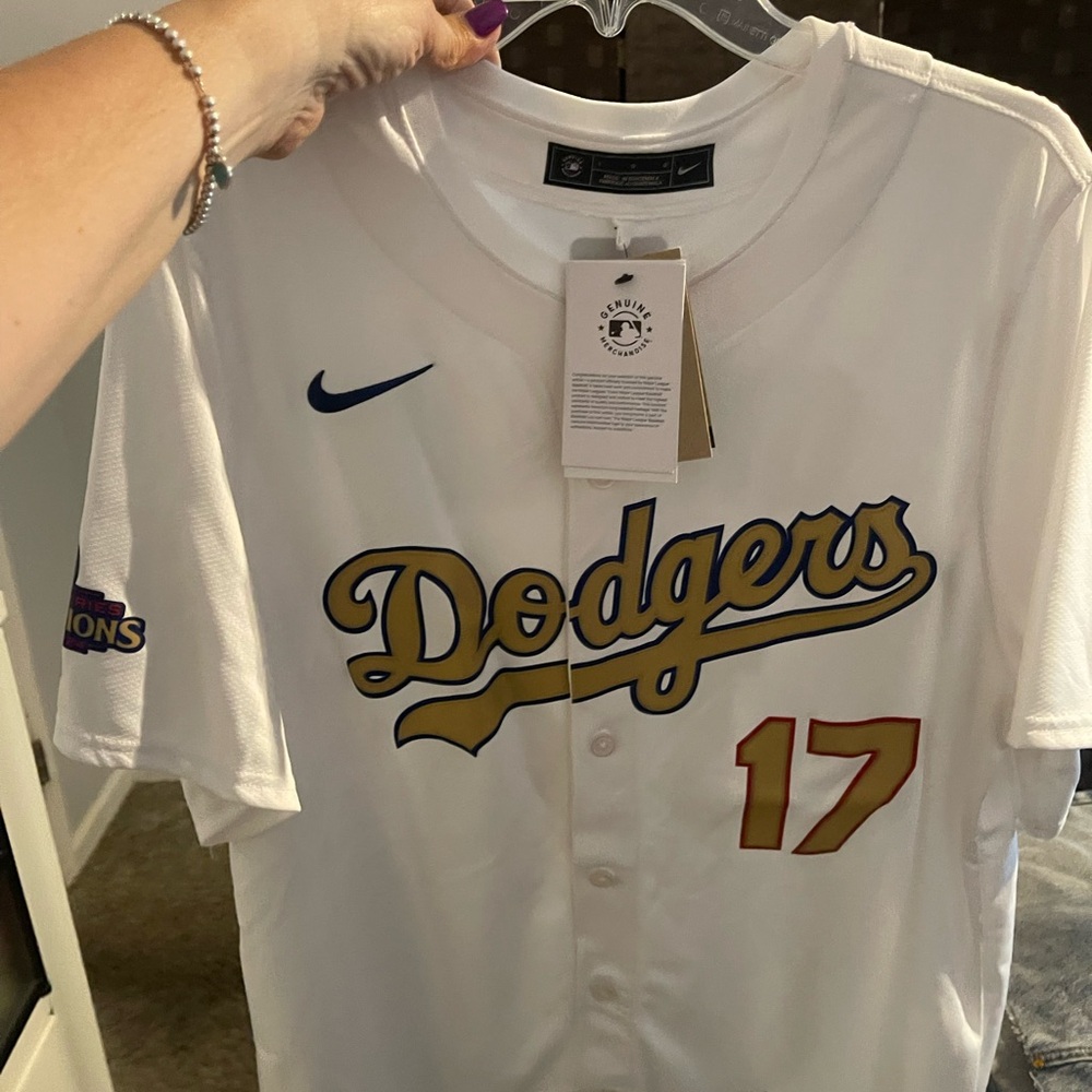 Nike Dodgers White Jersey